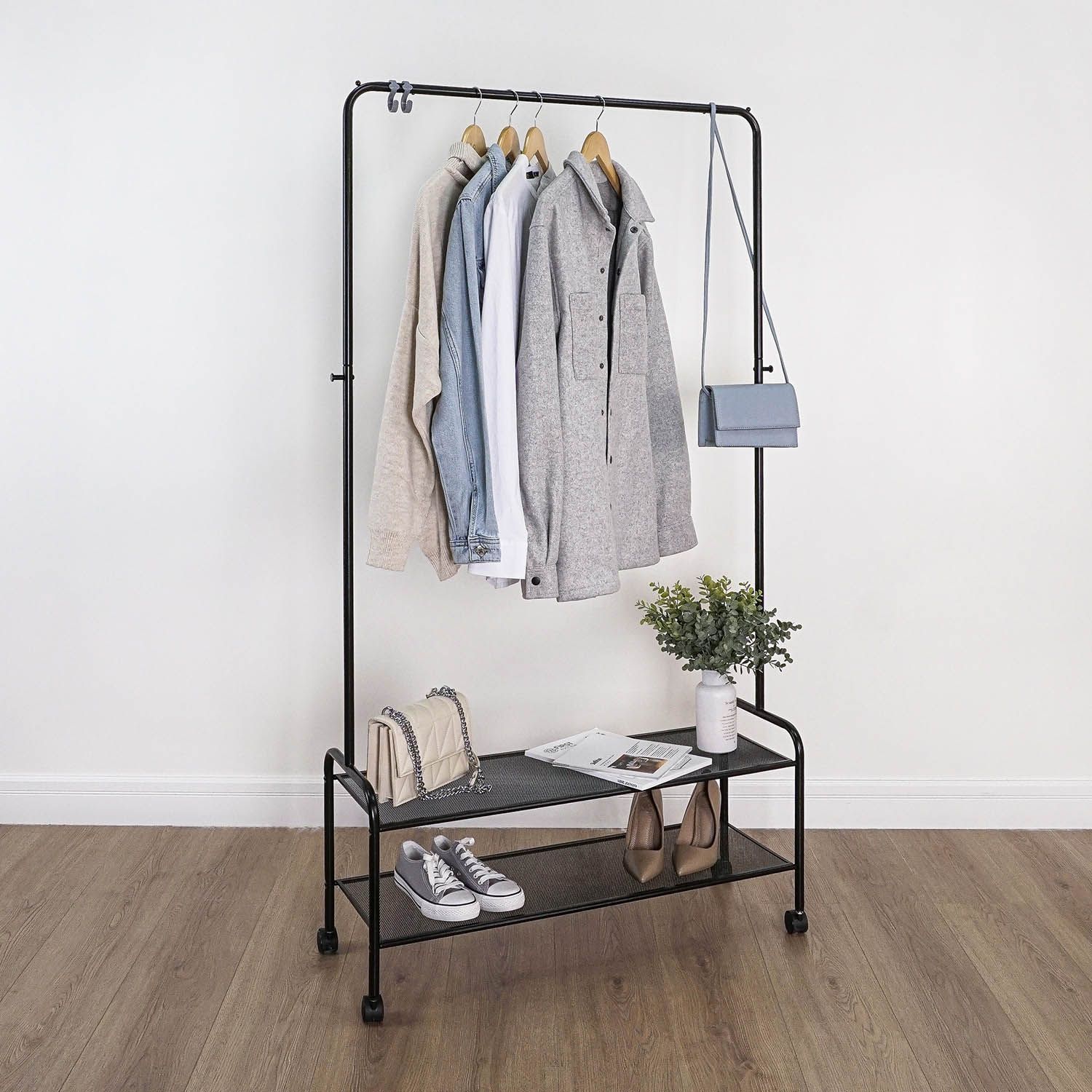 Вешалка гардеробная Валенсия 32М Черный