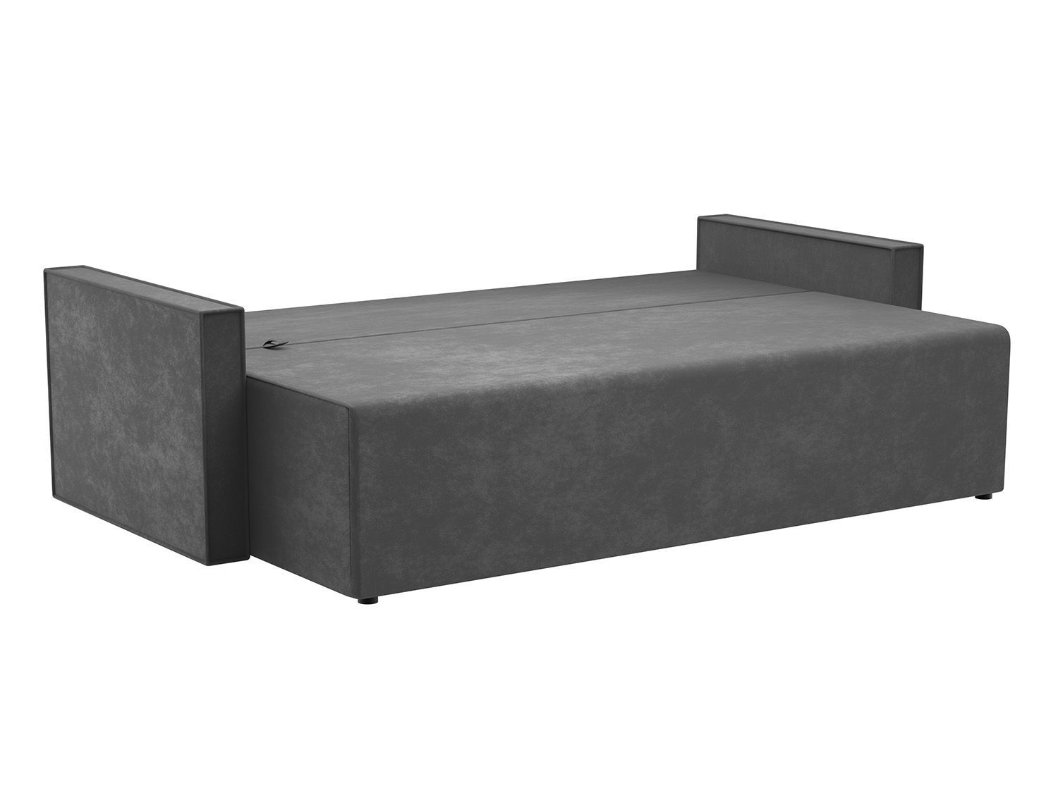 Диван Берта линейный велюр серый