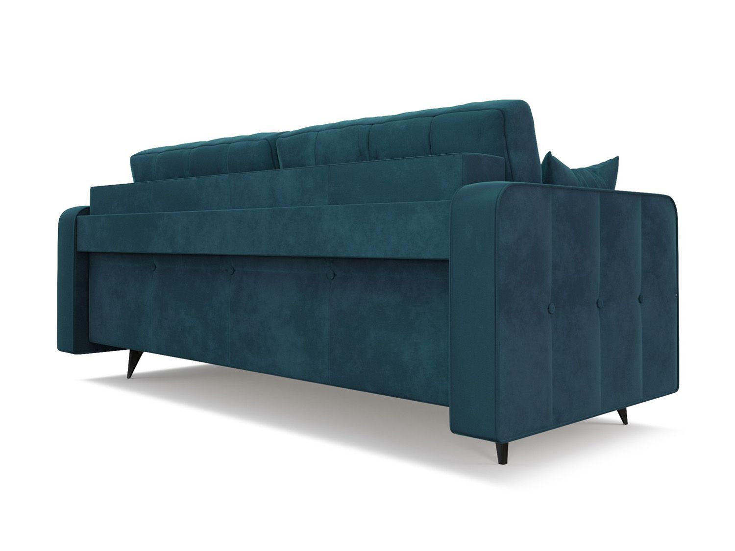 Диван Снеп бархат сине-зеленый STAR VELVET 43 BLACK GREEN