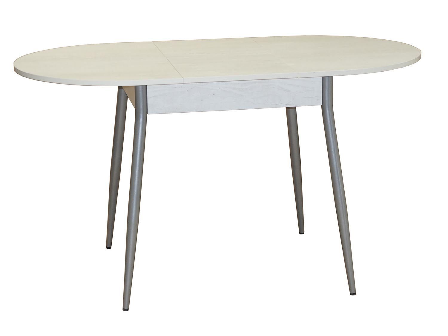 Стол обеденный Стиль-1 металлик / Бетон пайн белый