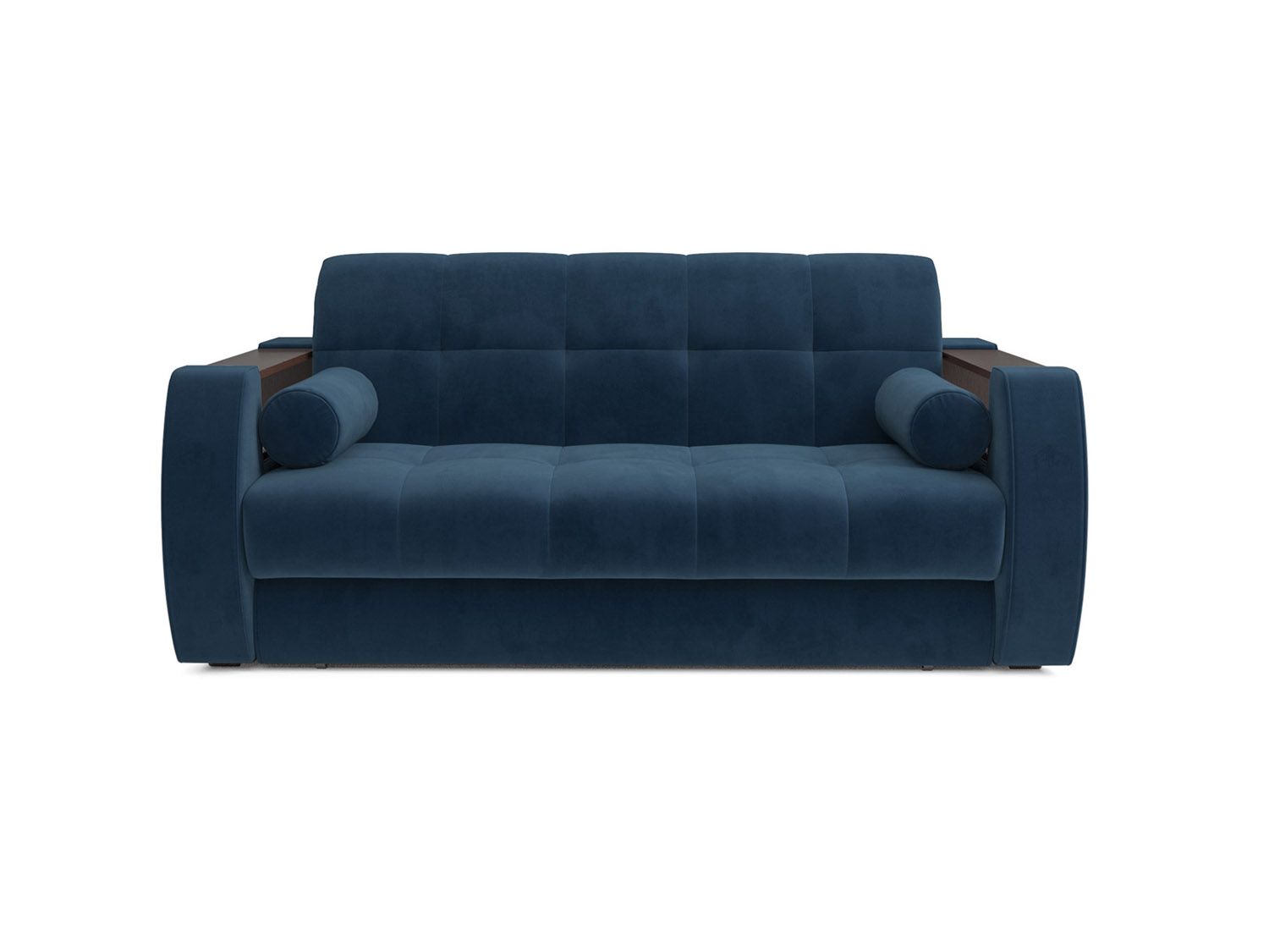 Диван Аккордеон Барон №3 Темно-синий Luna 034