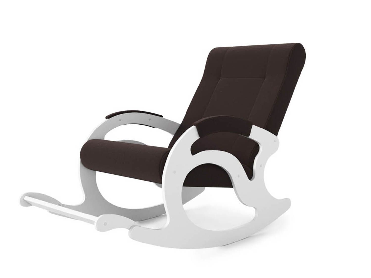 Кресло-качалка Тироль Белый / Шоколад
