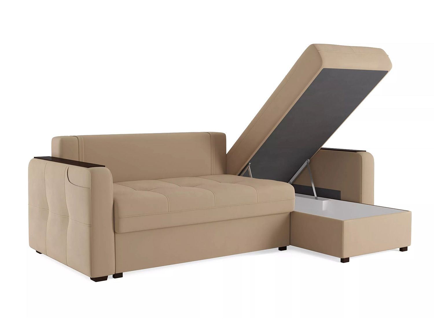 Диван угловой Смарт 3 2Т-1Пф Велюр Велютто 05