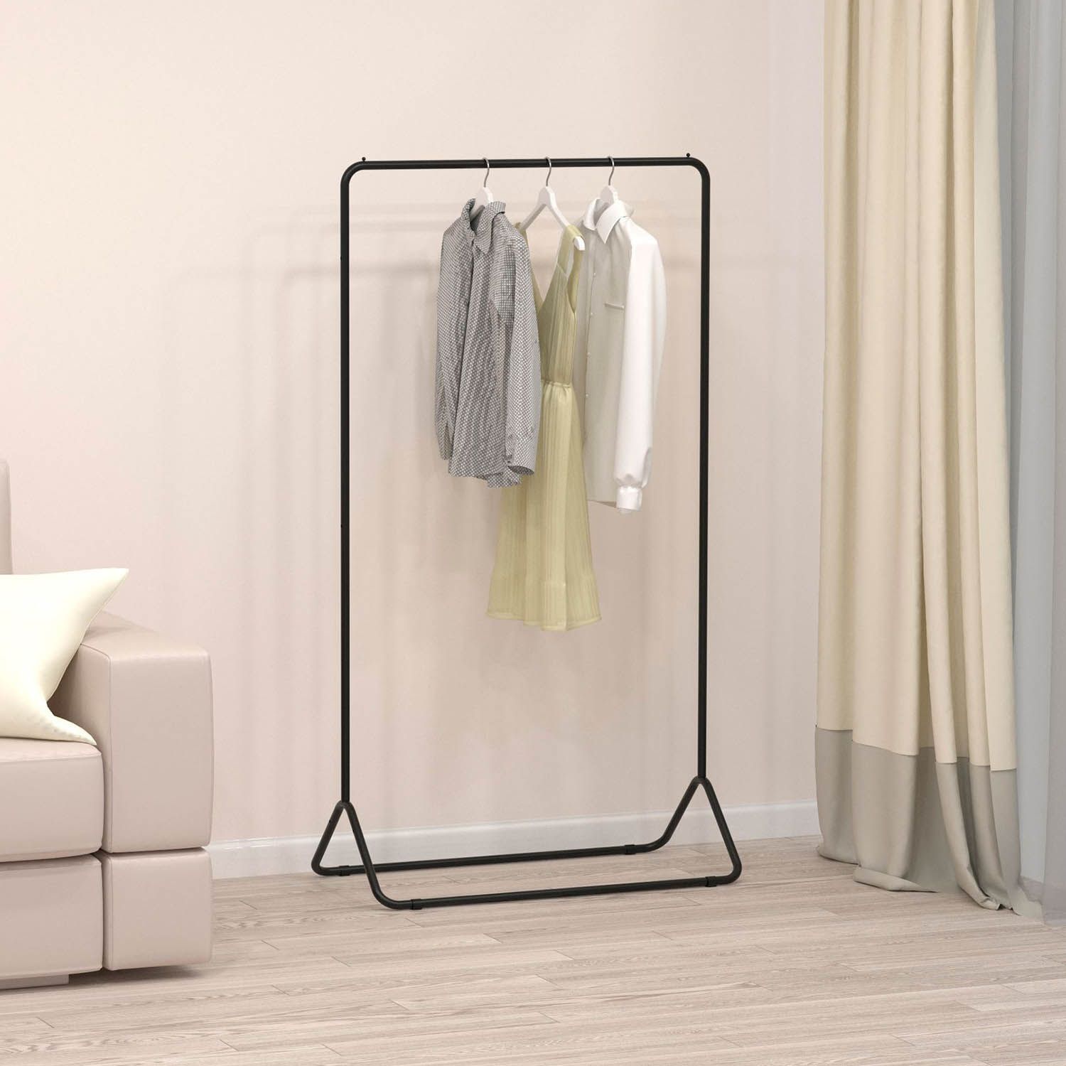 Вешалка гардеробная Радуга 3 Черный