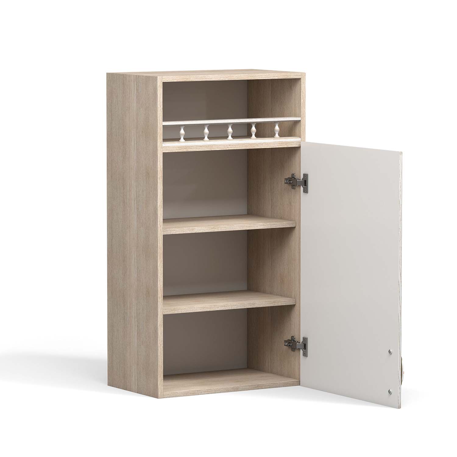 Флоренция шкаф навесной ШКН 500 П / Ясень/Ясень патина В 920