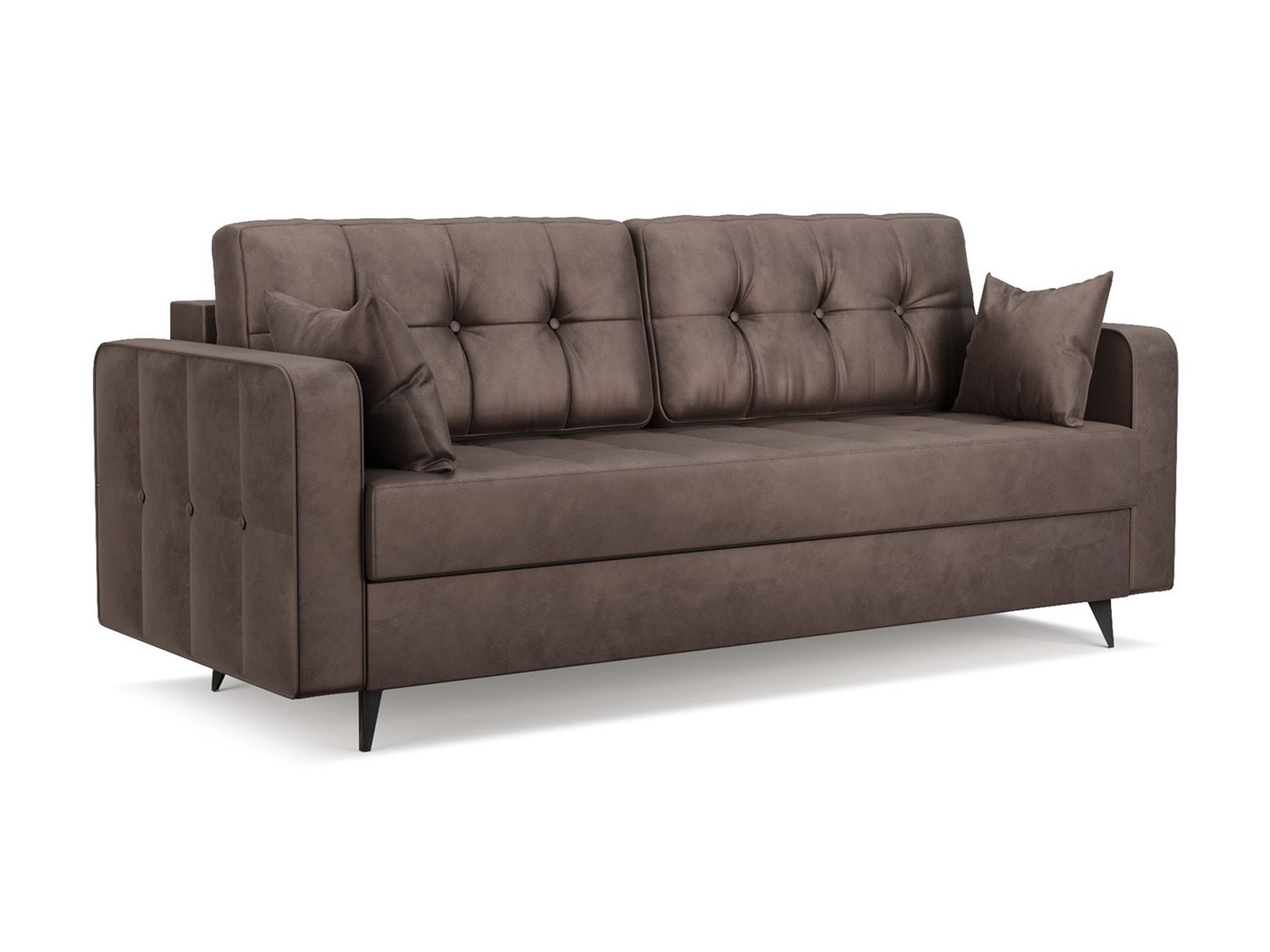 Диван Снеп бархат шоколадный STAR VELVET 60 COFEE