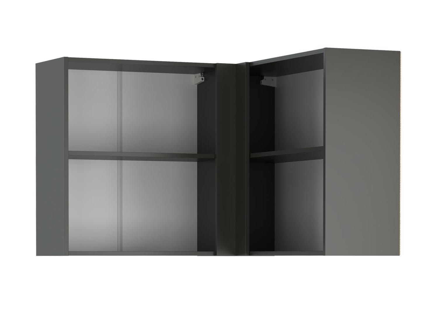 Мадрид полка угловая / Диамант серый