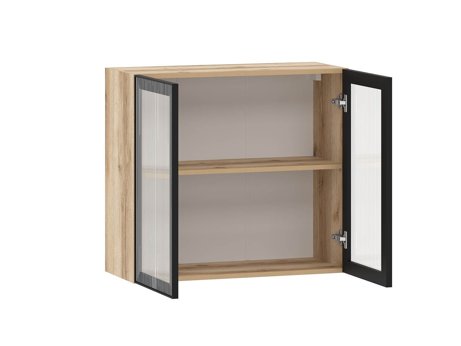 Moru 100.81.800 шкаф наквесной Дуб Делано / Черный