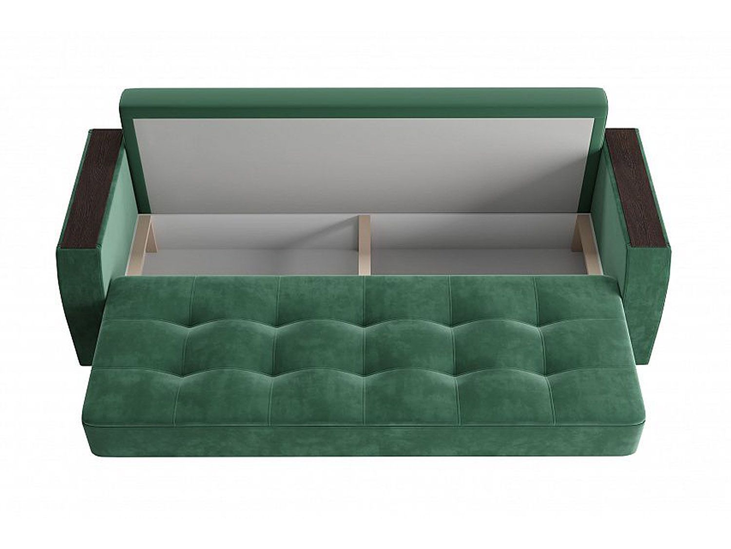 Диван Нью-Йорк 3т Модель 036 / Велюр Ультра форест