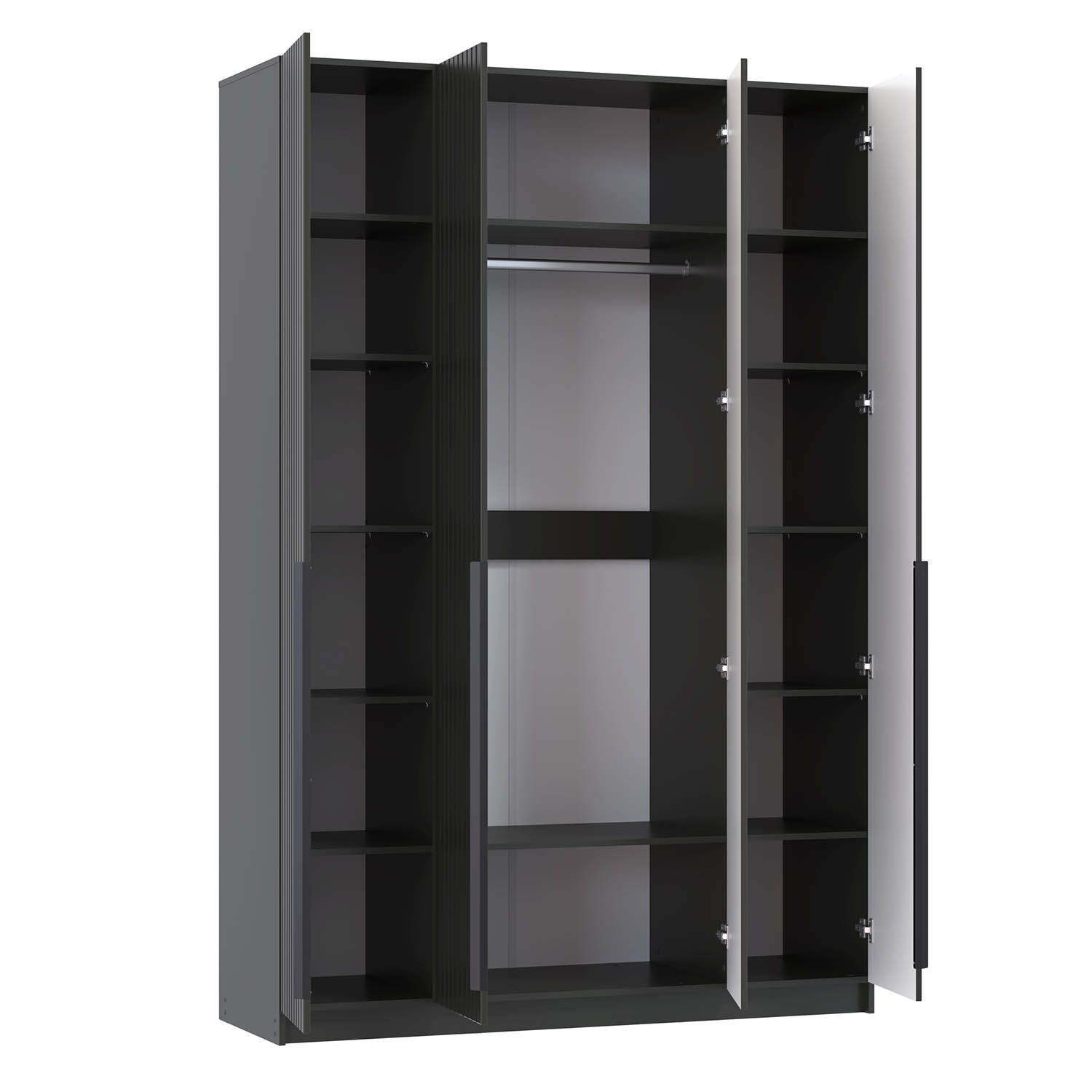 Брандо шкаф для одежды 67.13 МДФ Диамант серый