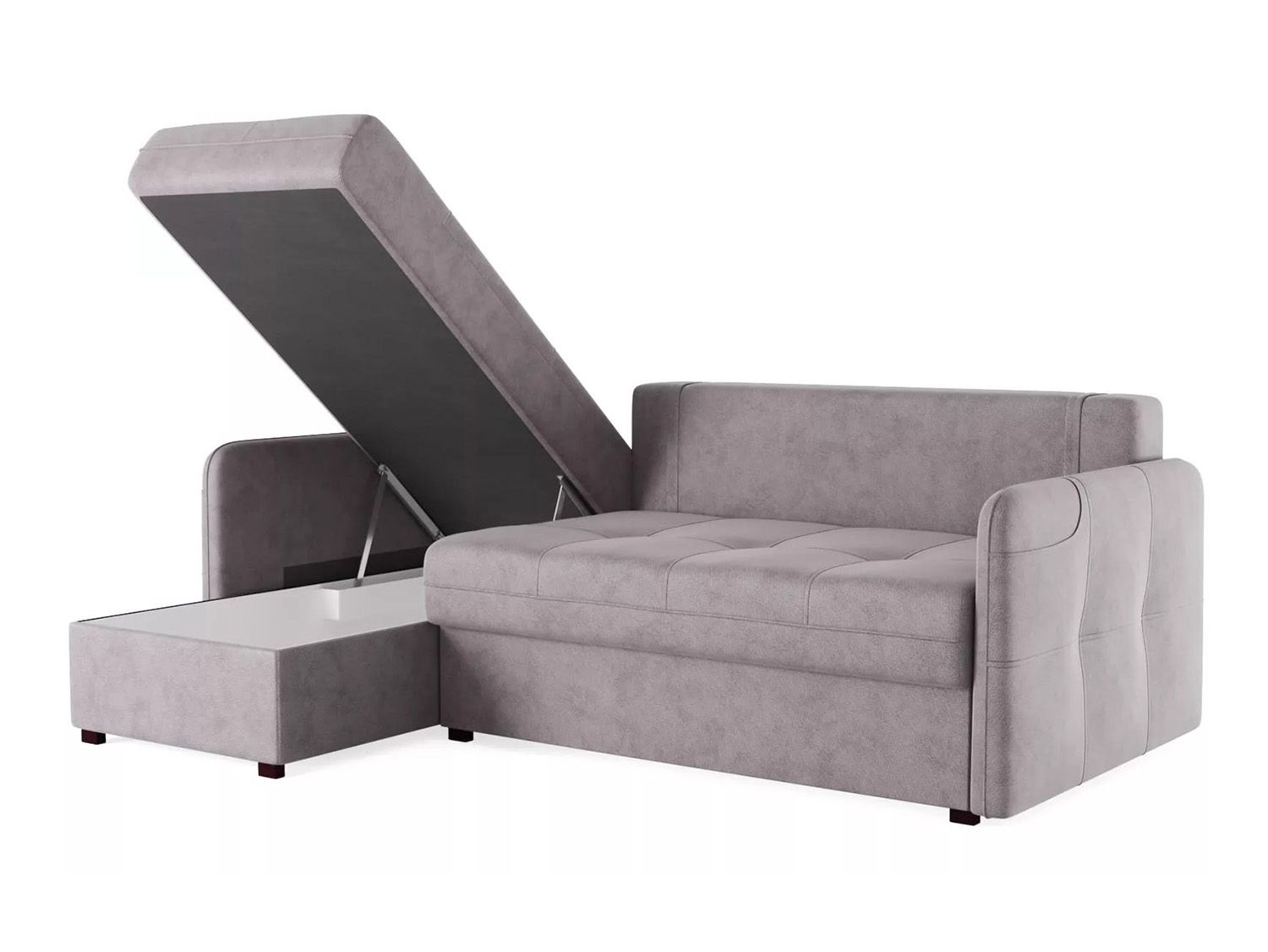 Диван-кровать угловой SMART 1 1Пф-2Т Велюр Кашемир 890