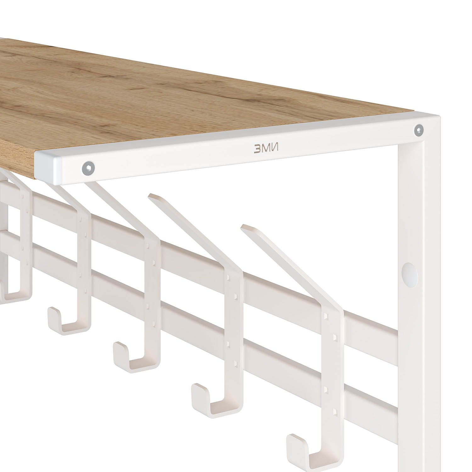 Вешалка с полкой Торонто 21Д Белый