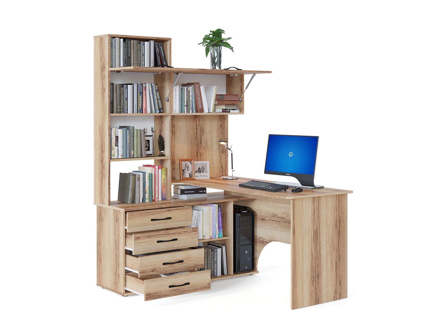 Компьютерный стол КСТ-14.1Л Дуб Делано