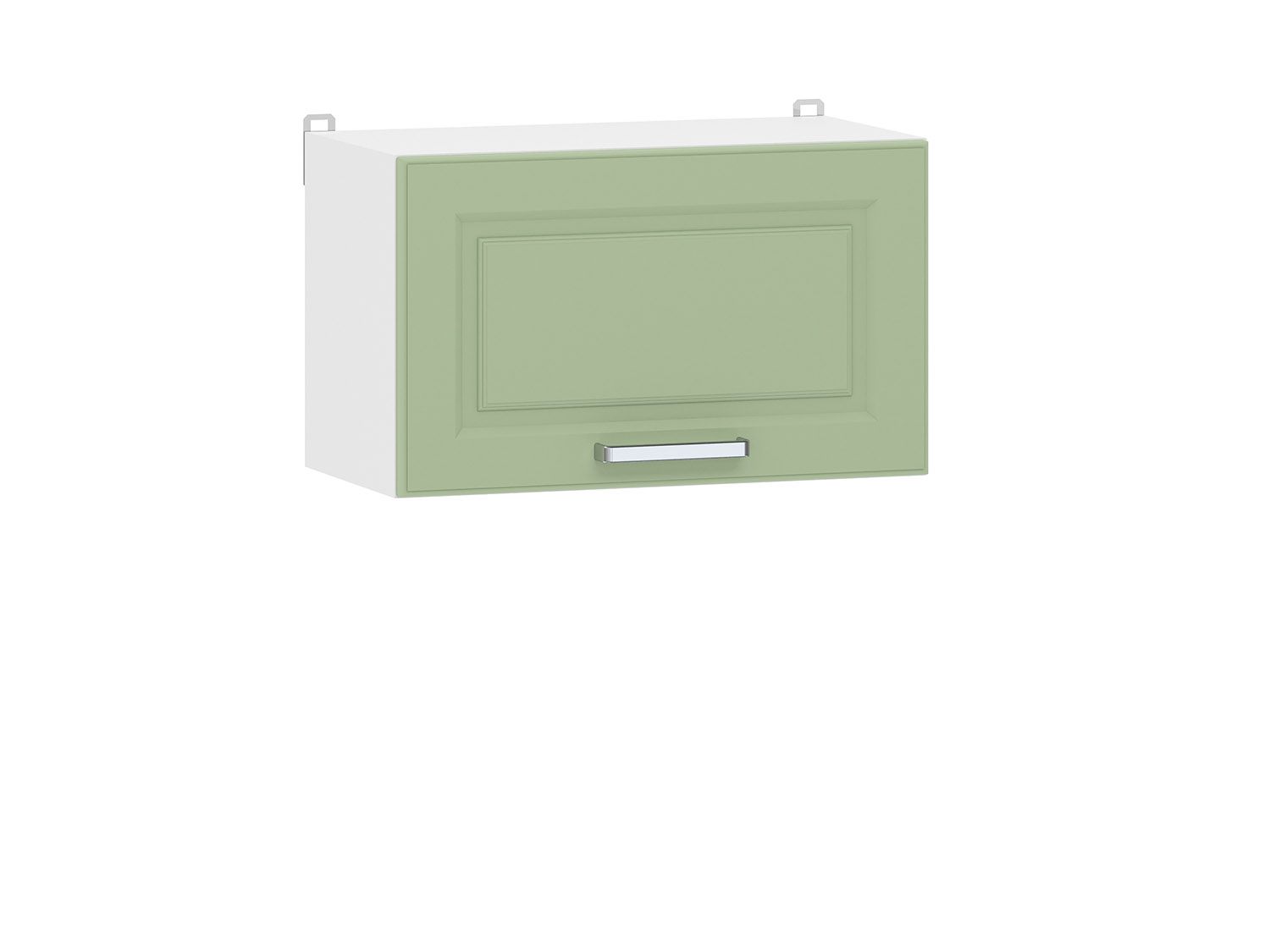 Вокс 100.38 600 шкаф навесной / Белый/Фисташка