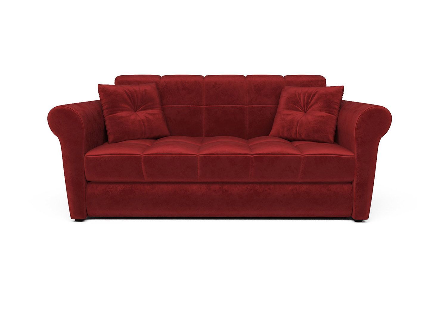 Диван Гранд бархат красный / STAR VELVET 3 DARK RED