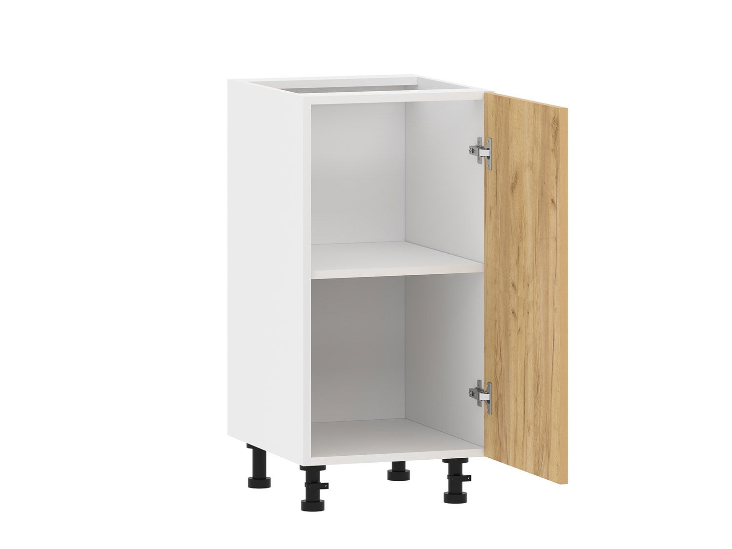 Кухня Борги комплект 1 Белый / Дуб Крафт золотой