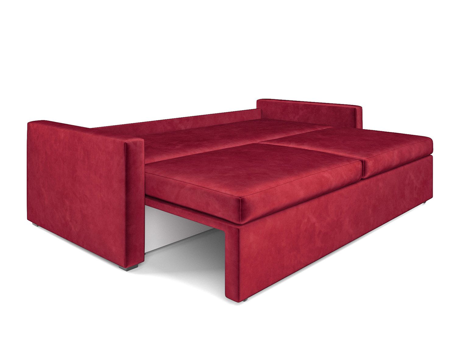 Диван Поло бархат красный  STAR VELVET 3 DARK RED