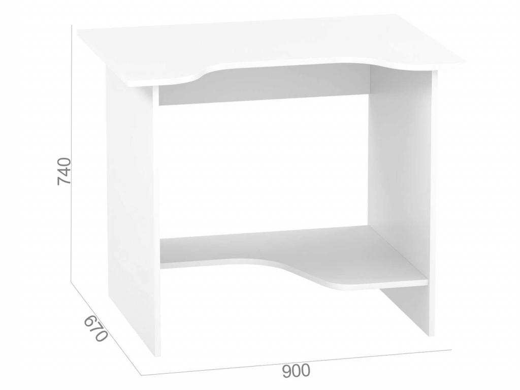 Компьютерный стол КСТ-03 Черный/Красный
