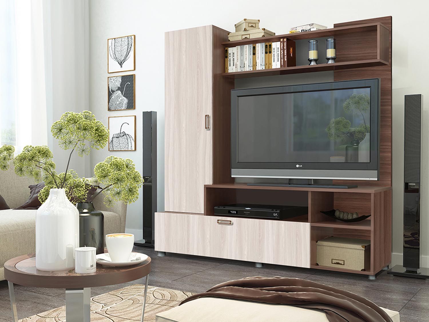 Аллегро 8 гостиная / Ясень темный/светлый