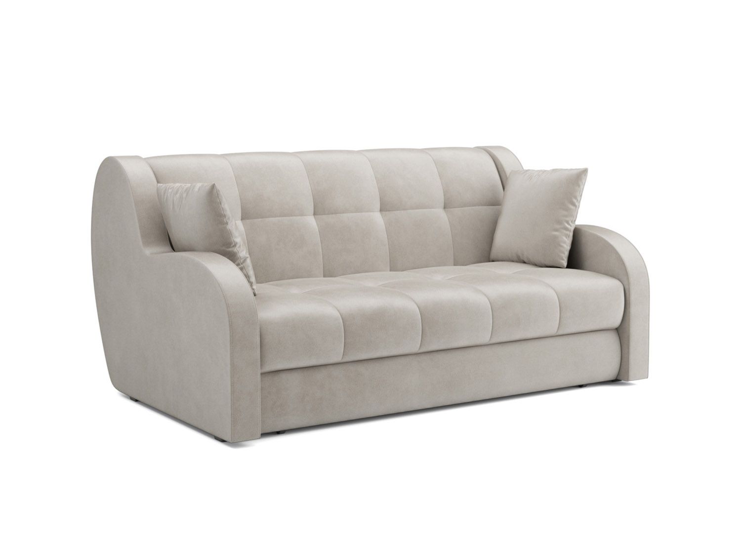 Диван Аккордеон Барон бархат бежевый Star Velvet 6 Light Beige