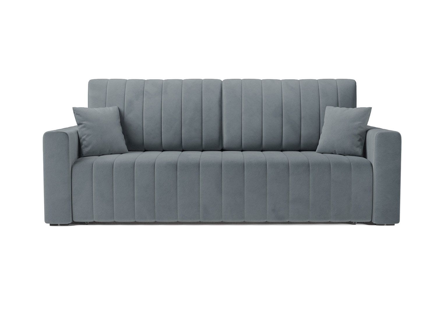 Диван Лондон велюр серо-синий / НВ-178/26