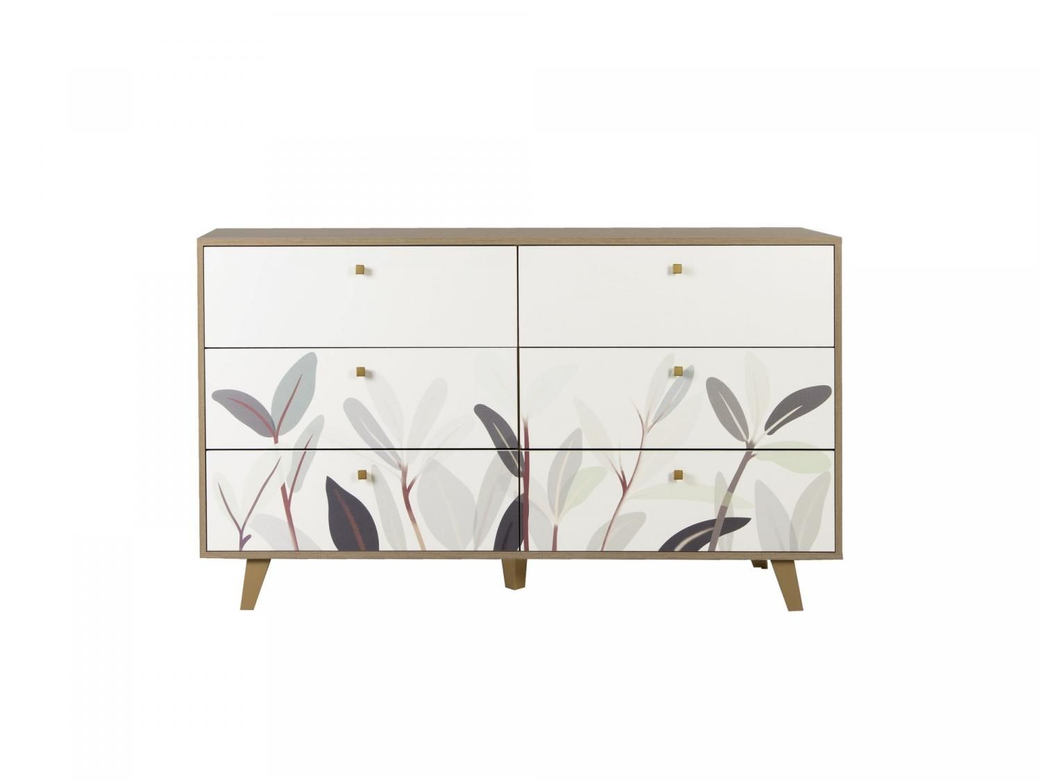 Комод 56.02 Адажио дуб сонома / белый