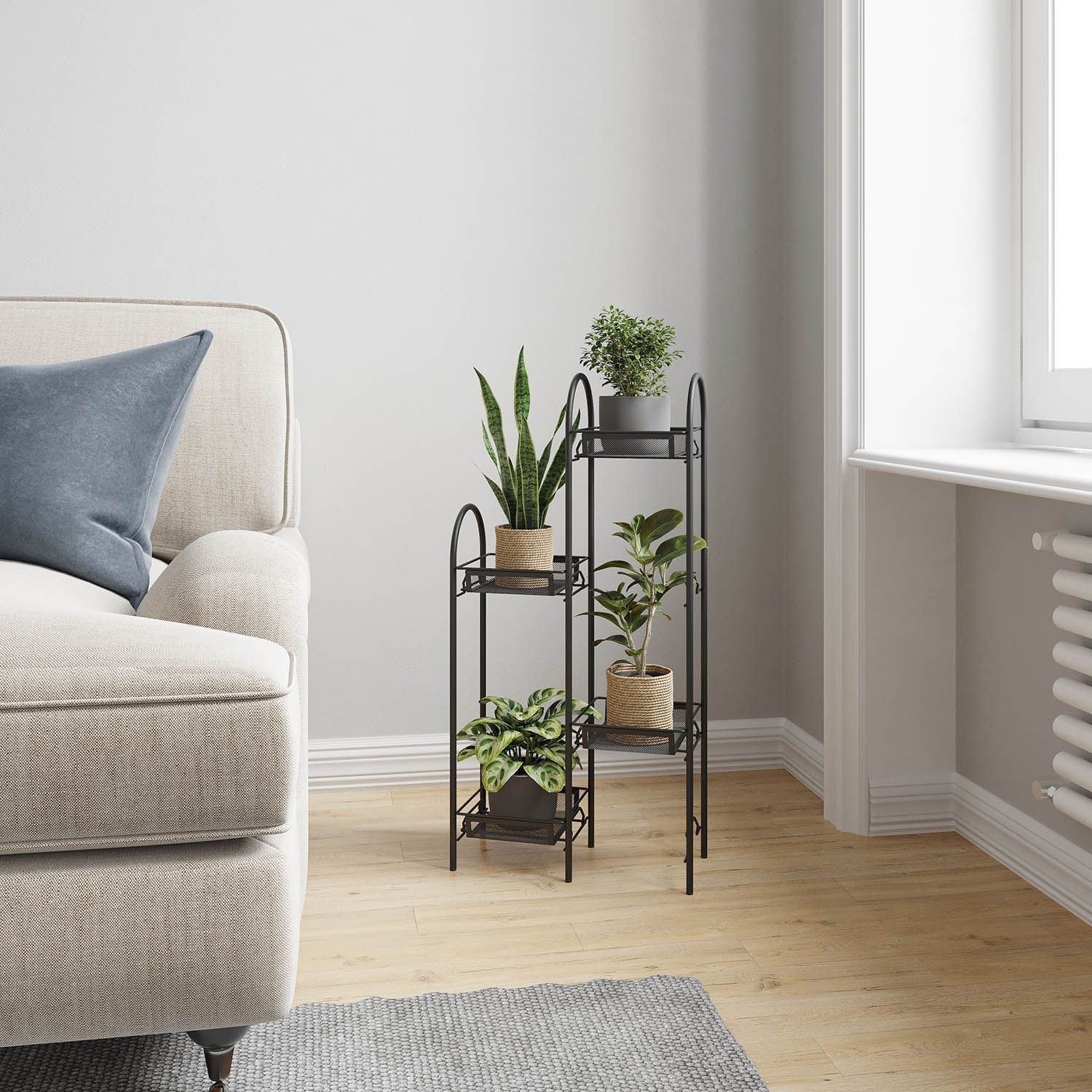 Подставка для цветов Лира 24 Черный