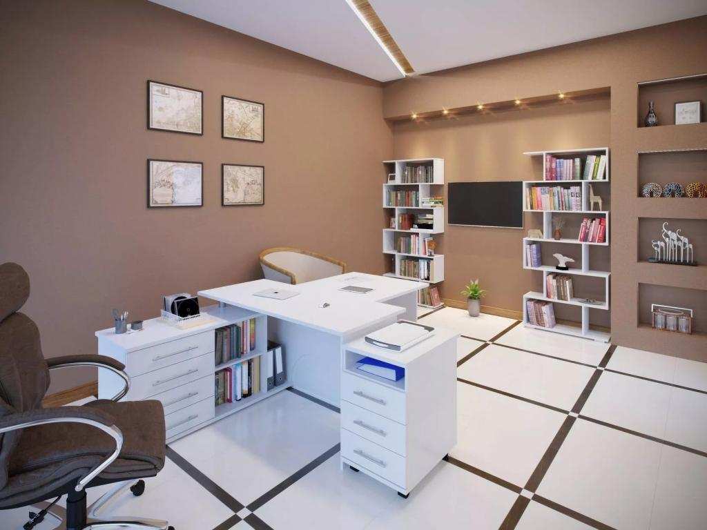 Стеллаж СТ-1 (Сокол) Белый