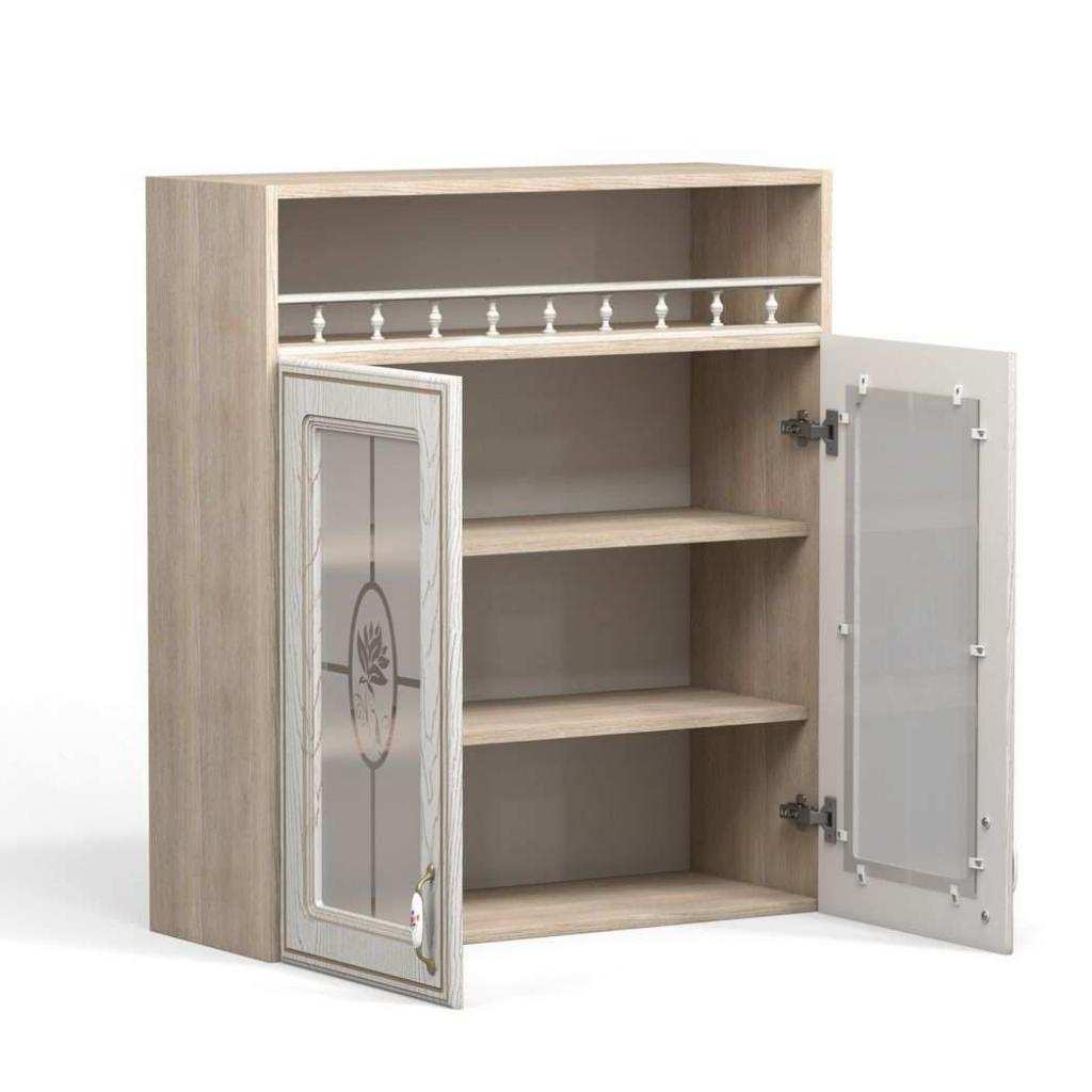 Анжелика шкаф навесной ШКН 800 ПВ/ясень патина В 920