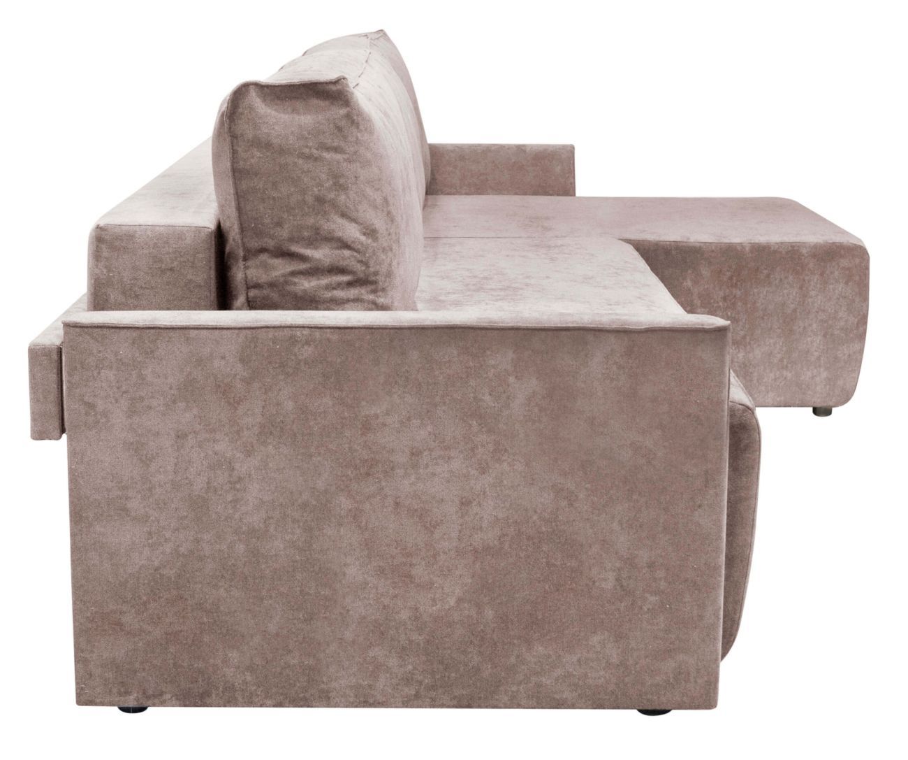 Диван угловой Марсель велюр десерт