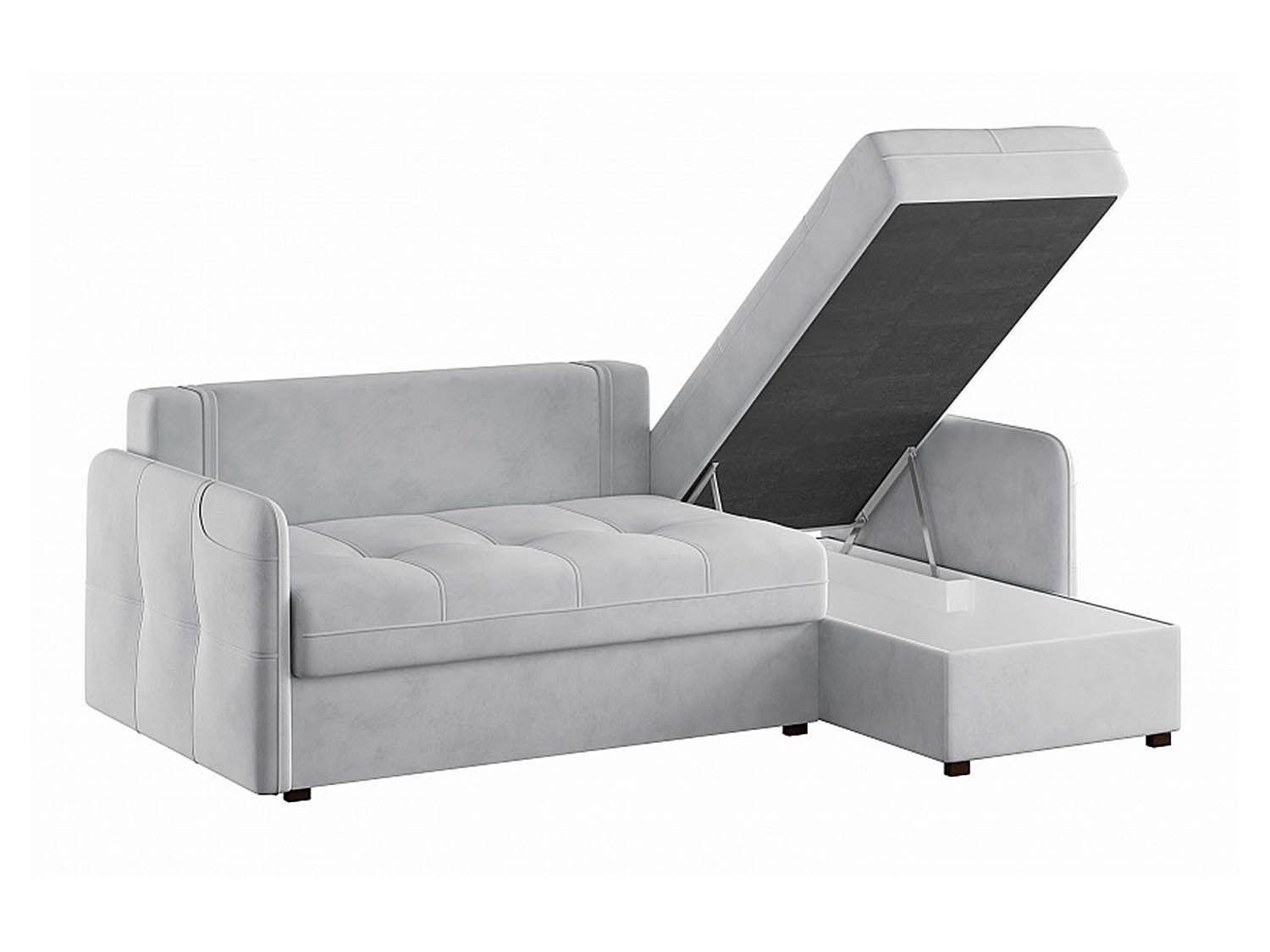 Диван-кровать угловой SMART 1 2Т-1Пф Ультра Смог