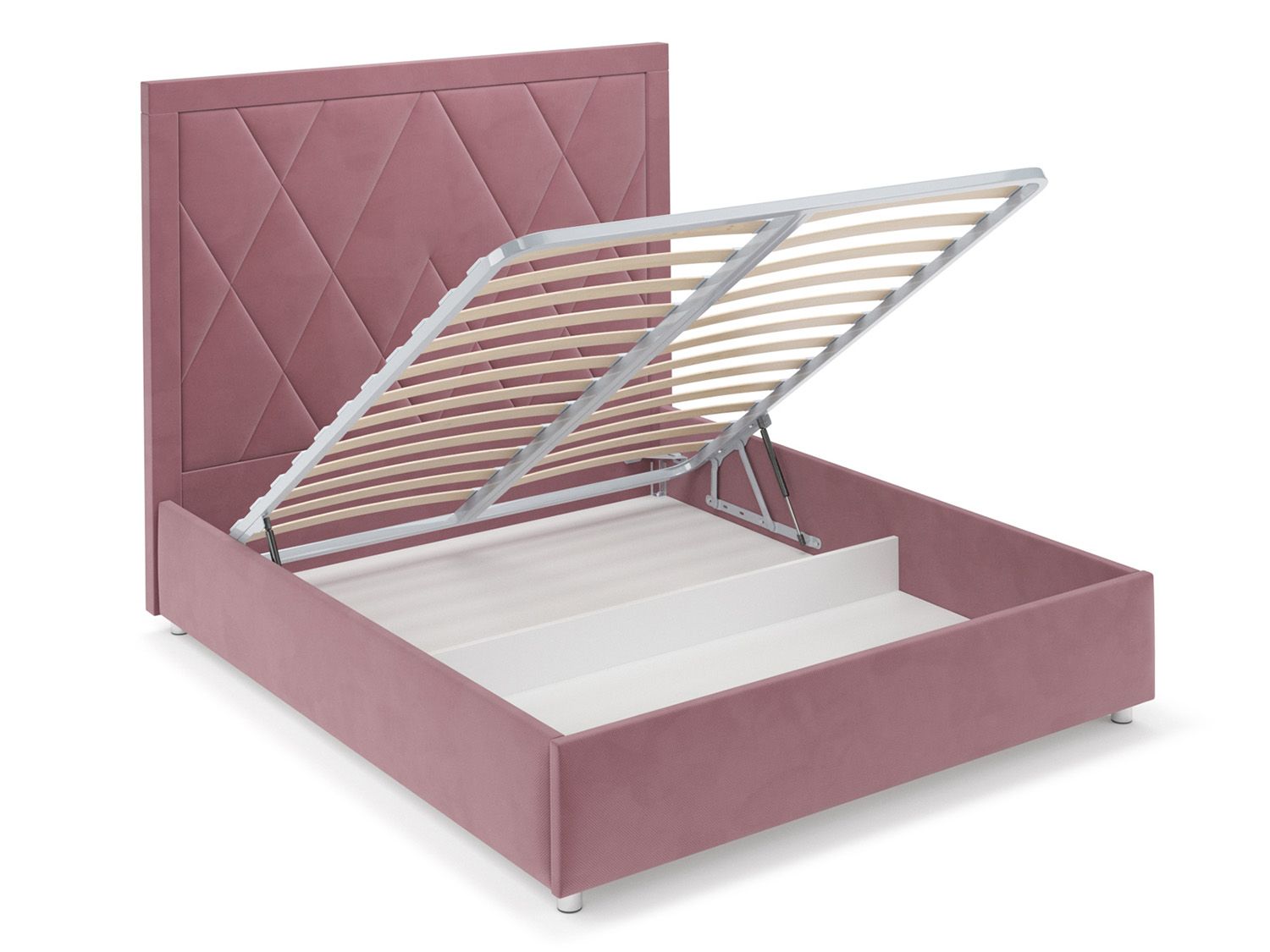 Кровать Треви велюр пудра НВ-178 18 160