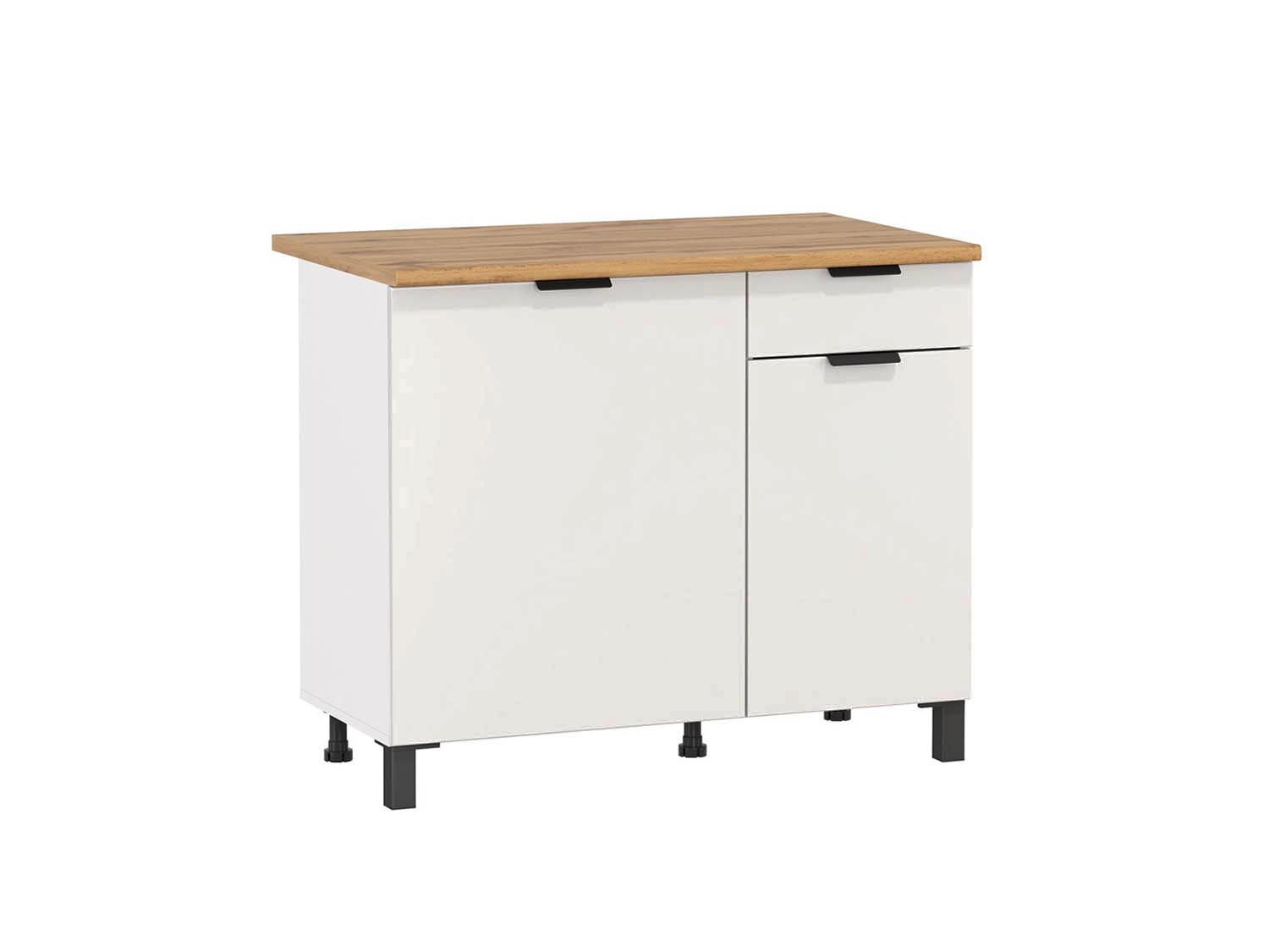 Венера стол 1000 / Белый/Кашемир