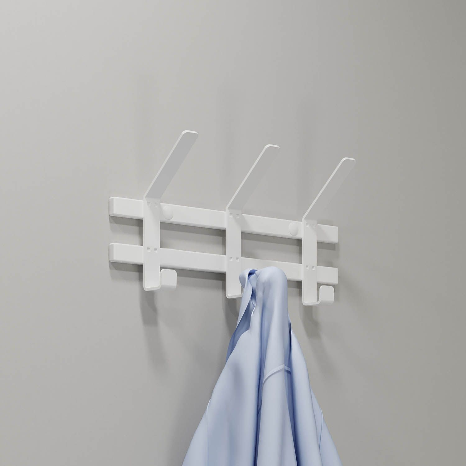 Вешалка настенная Торонто 3 Белый