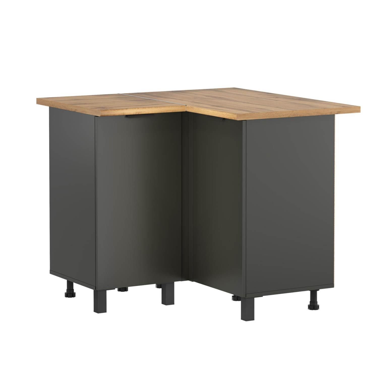 Венера стол угловой / Диамант серый