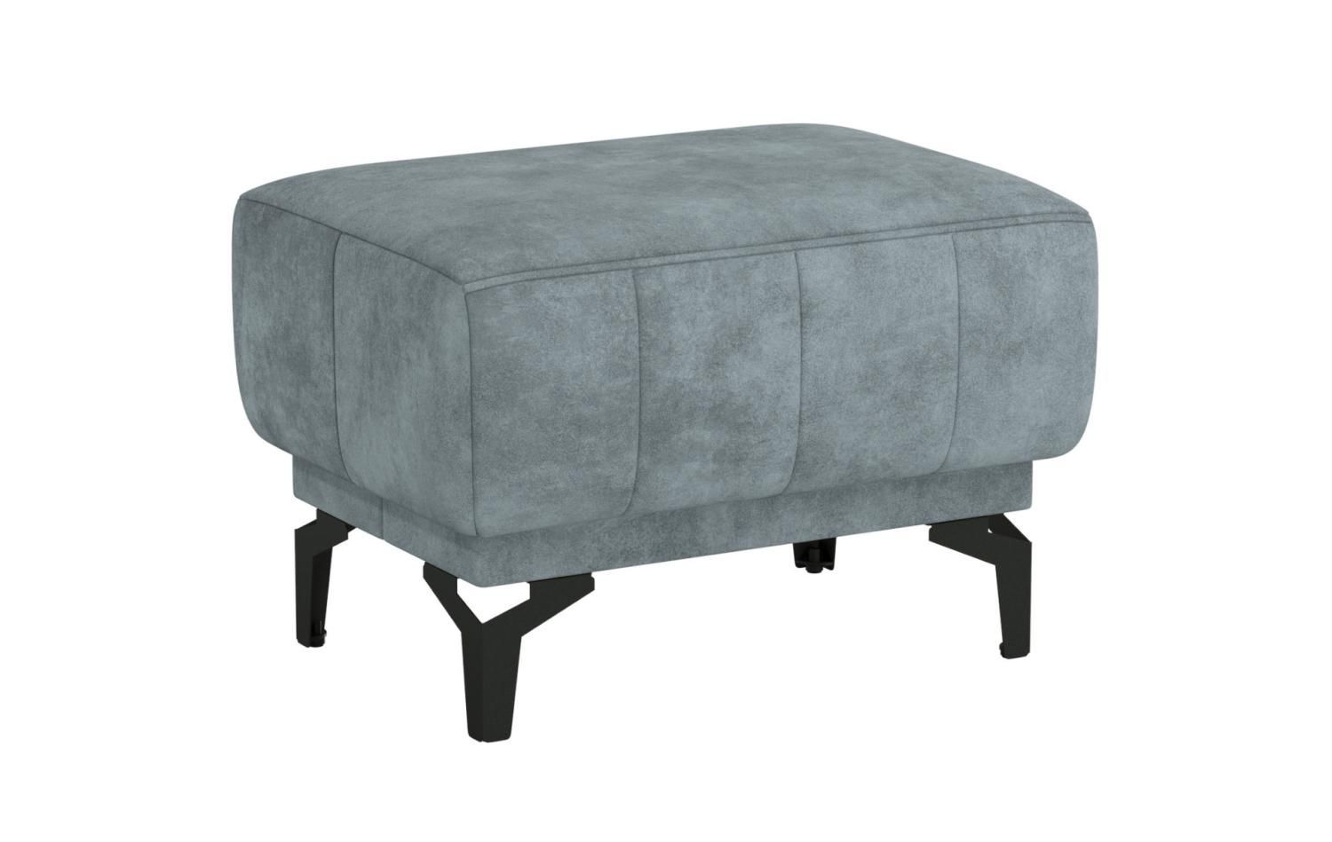 Одри пуф велюр сине-зеленый