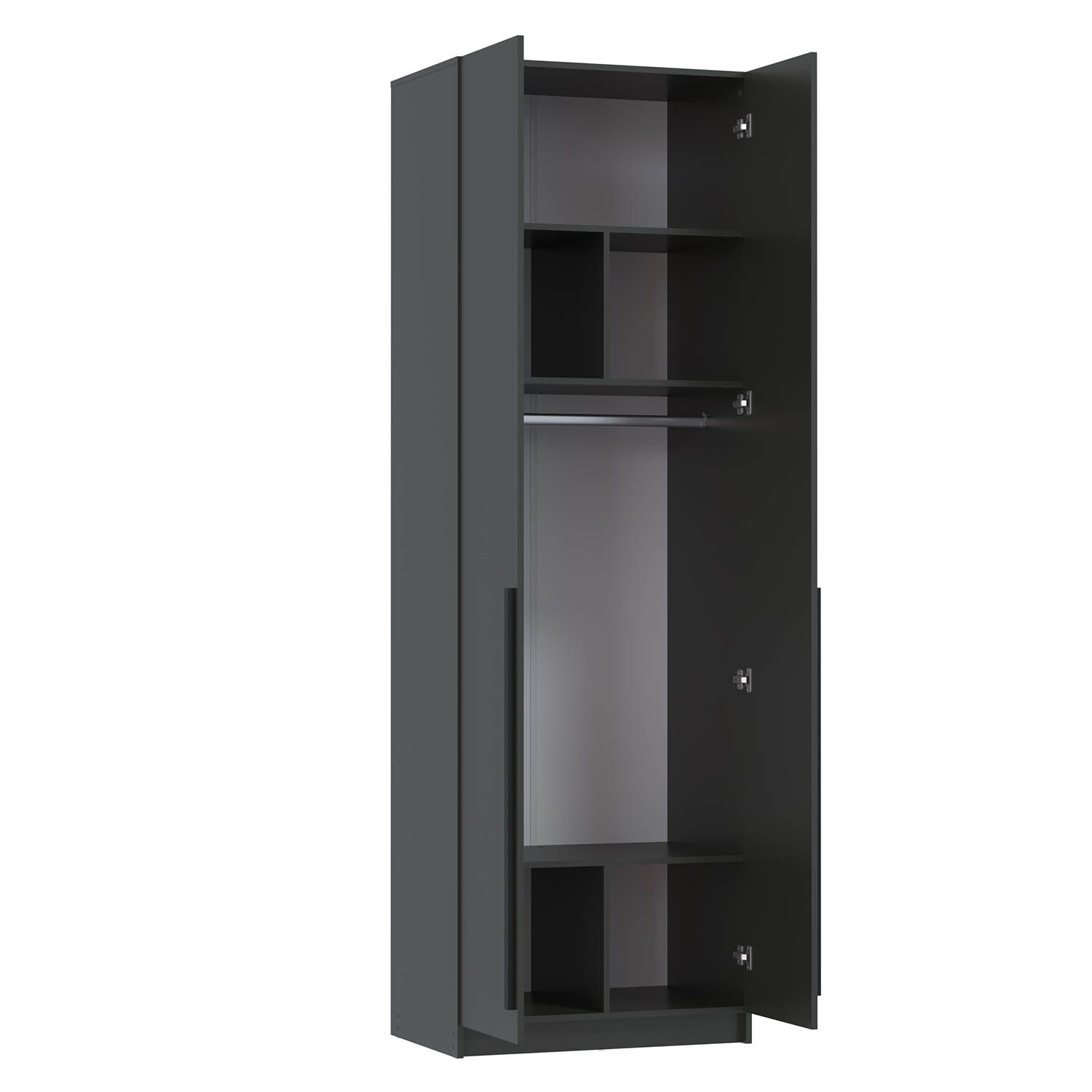 Брандо шкаф для одежды 67.10 ЛДСП Диамант серый