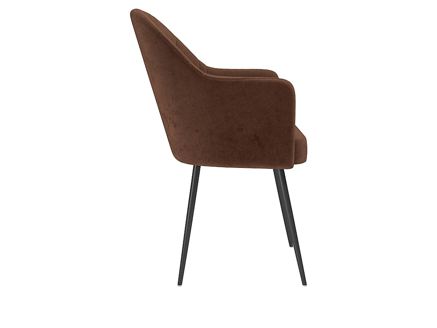 Киото Т стул велюр тенерифе шоколад / черный