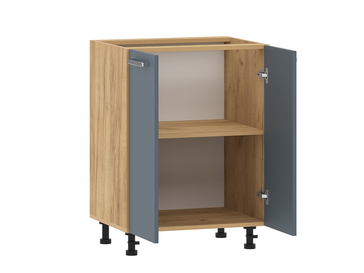 Борги 100.02 600 тумба кухонная / Дуб Крафт золотой/Маренго