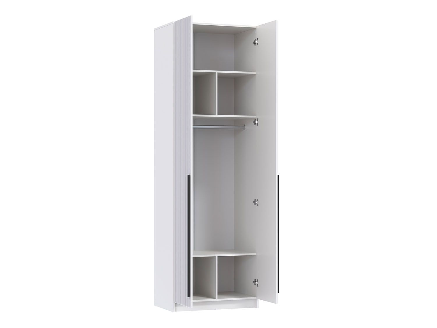 Брандо шкаф для одежды 67.14 МДФ Белый