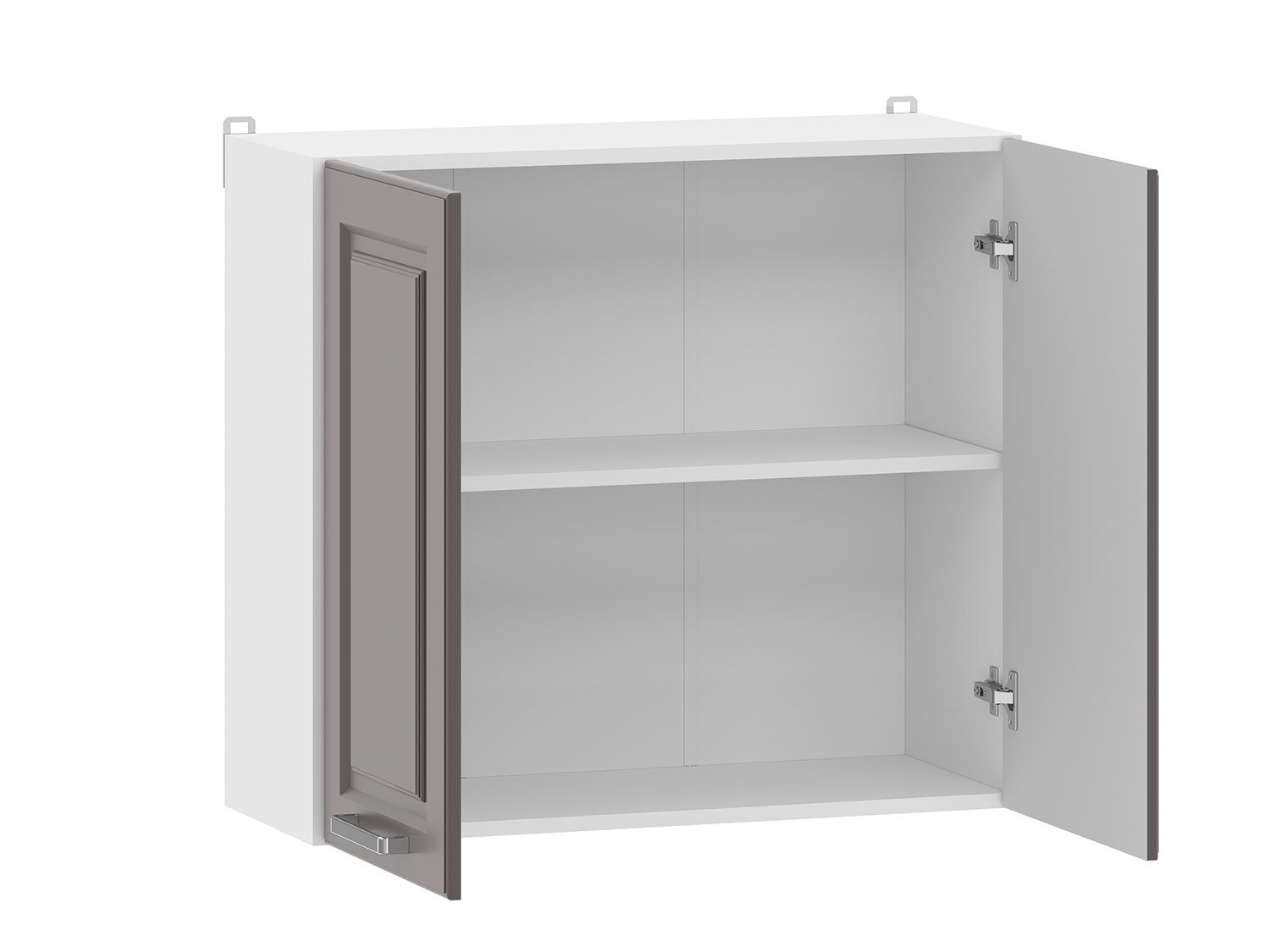 Вокс 100.31 800 шкаф навесной / Белый/Графит