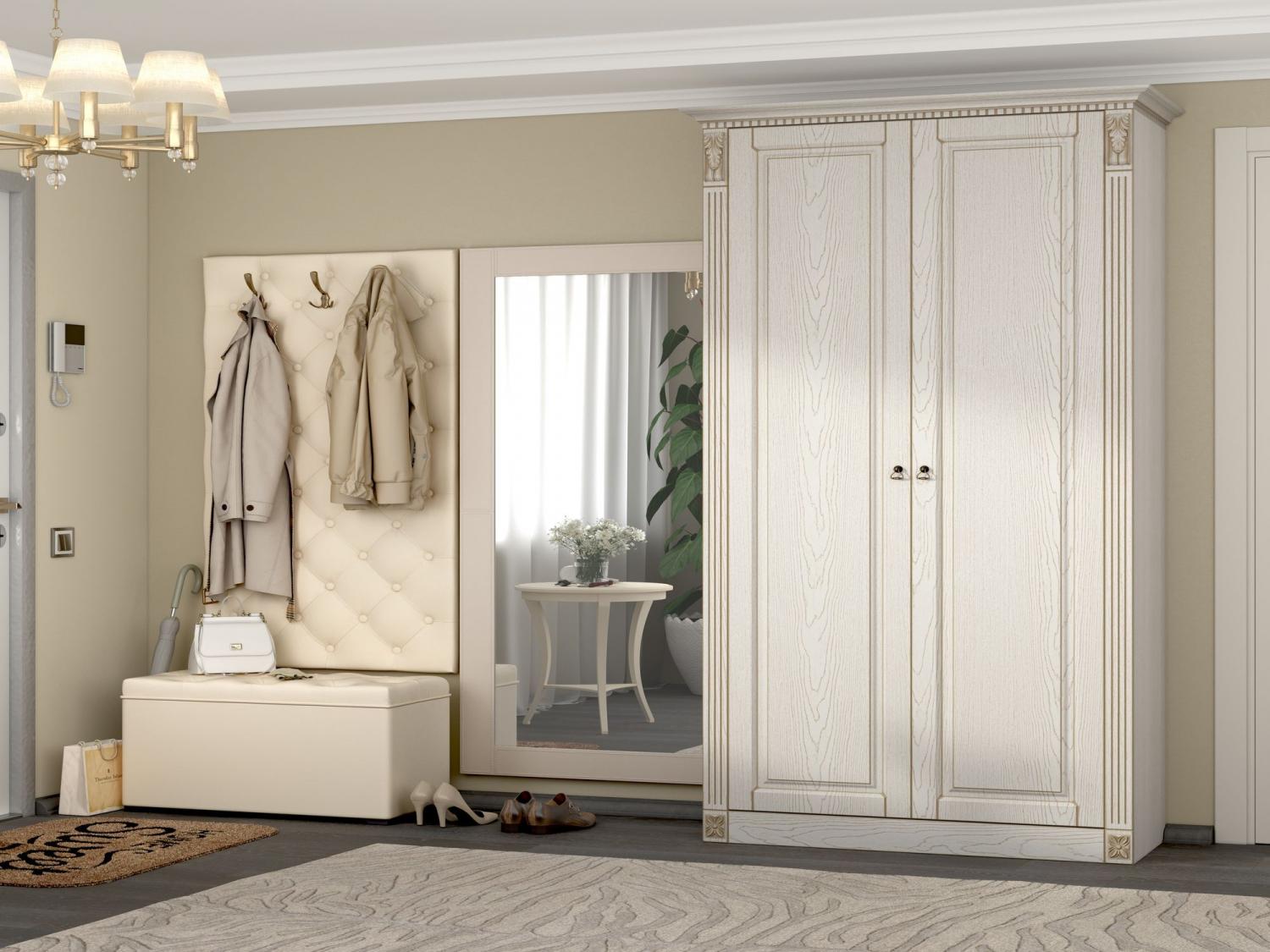 Прихожая Вероника-7 шкаф бодега светлый/ясень патина