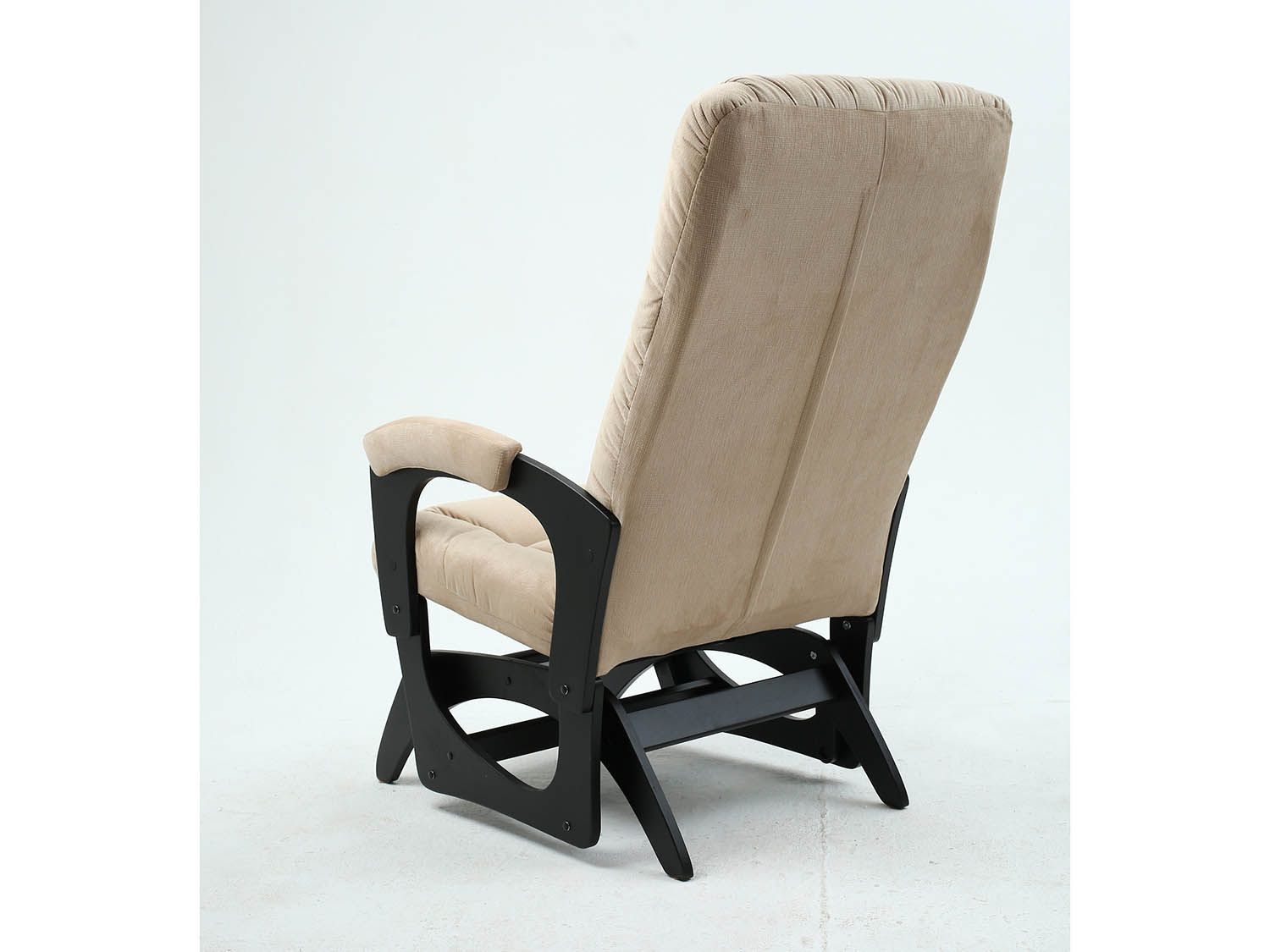 Кресло-маятник Леон Черный / Песок