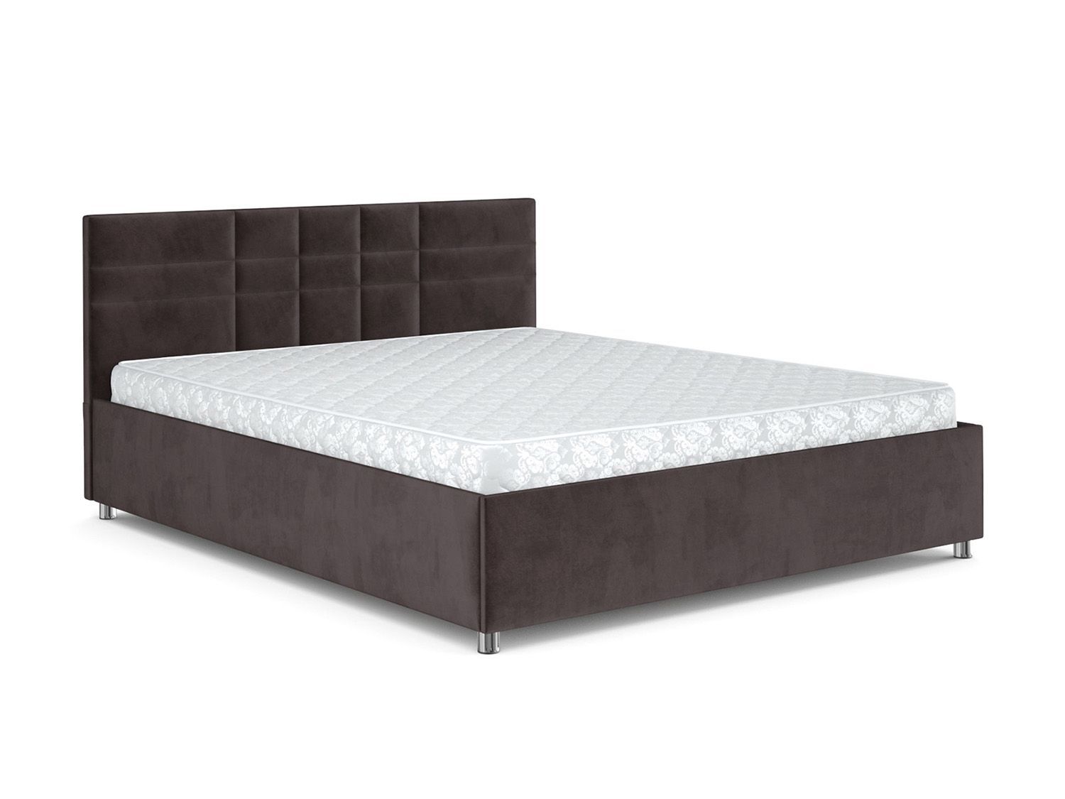Кровать Нью-Йорк бархат шоколадный STAR VELVET 60 COFFEE 160