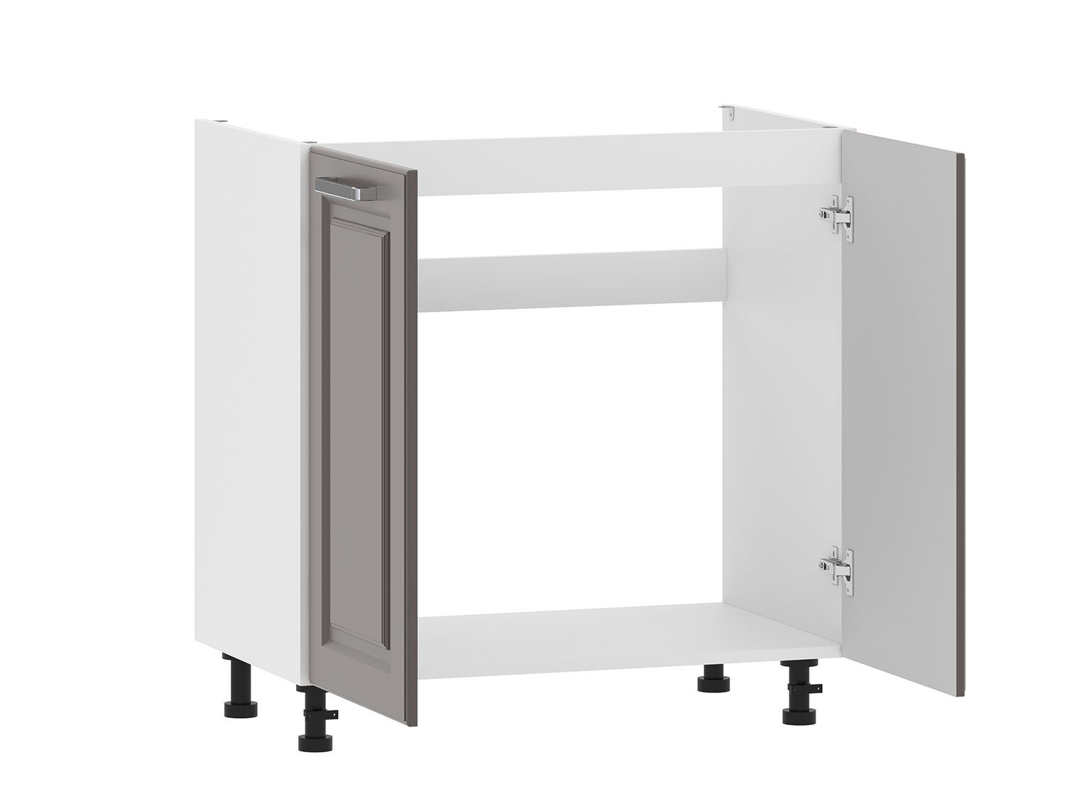 Кухня Вокс комплект 6 Белый / Графит