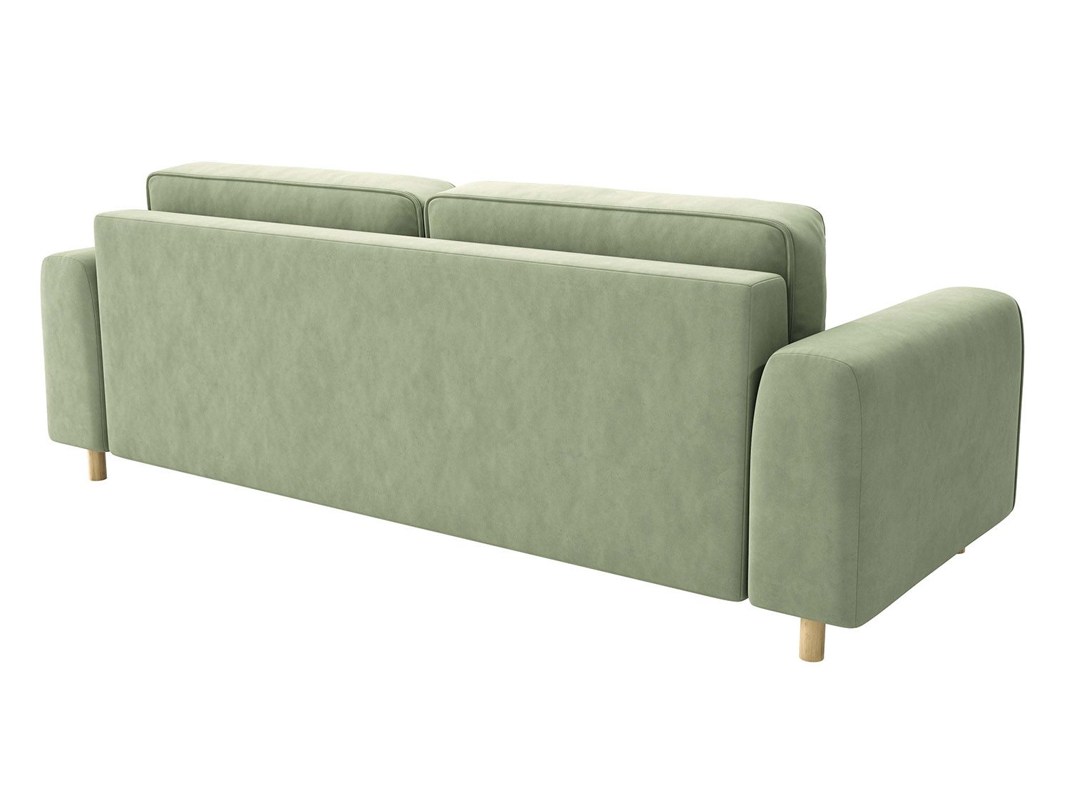 Диван-кровать Шелдон / букле Лайк светло-оливковый 690