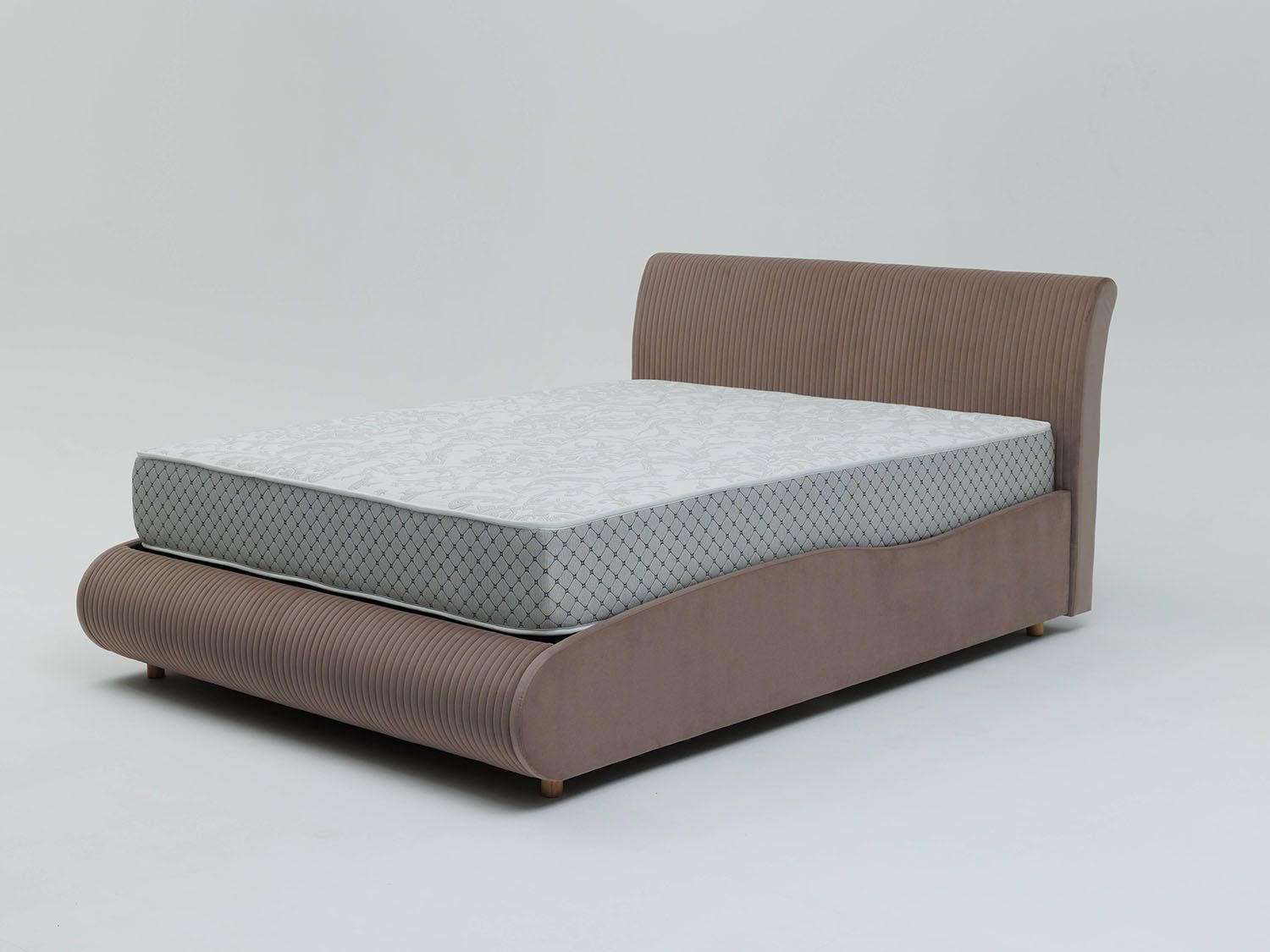 Кровать Нефертити 1400 с под. механизмом / какао №8