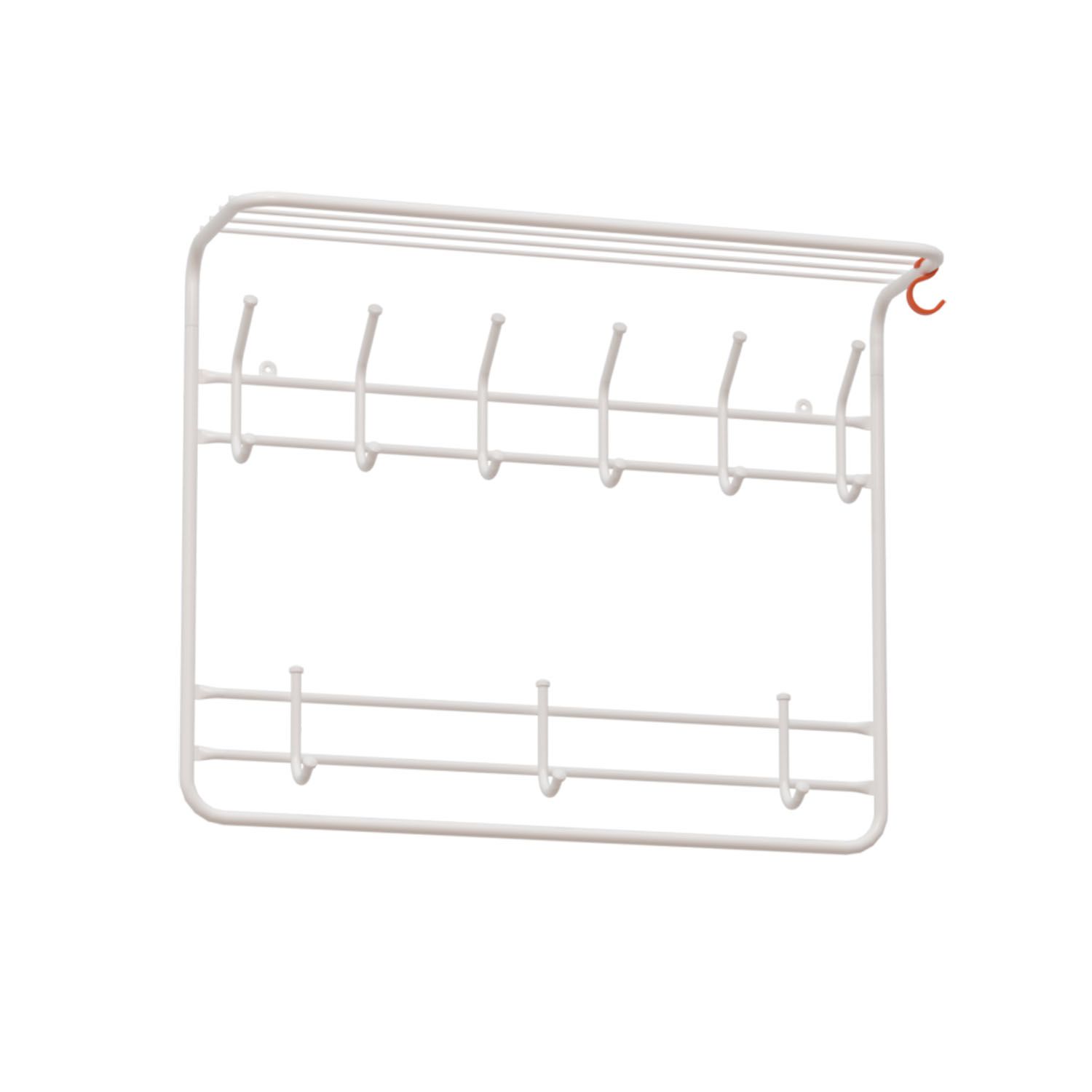 Вешалка 2-х ярусная 80 белый