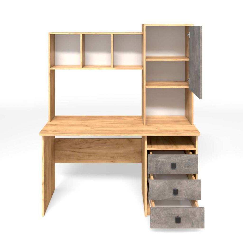 Стол компьютерный СК-9 дуб крафт/ателье