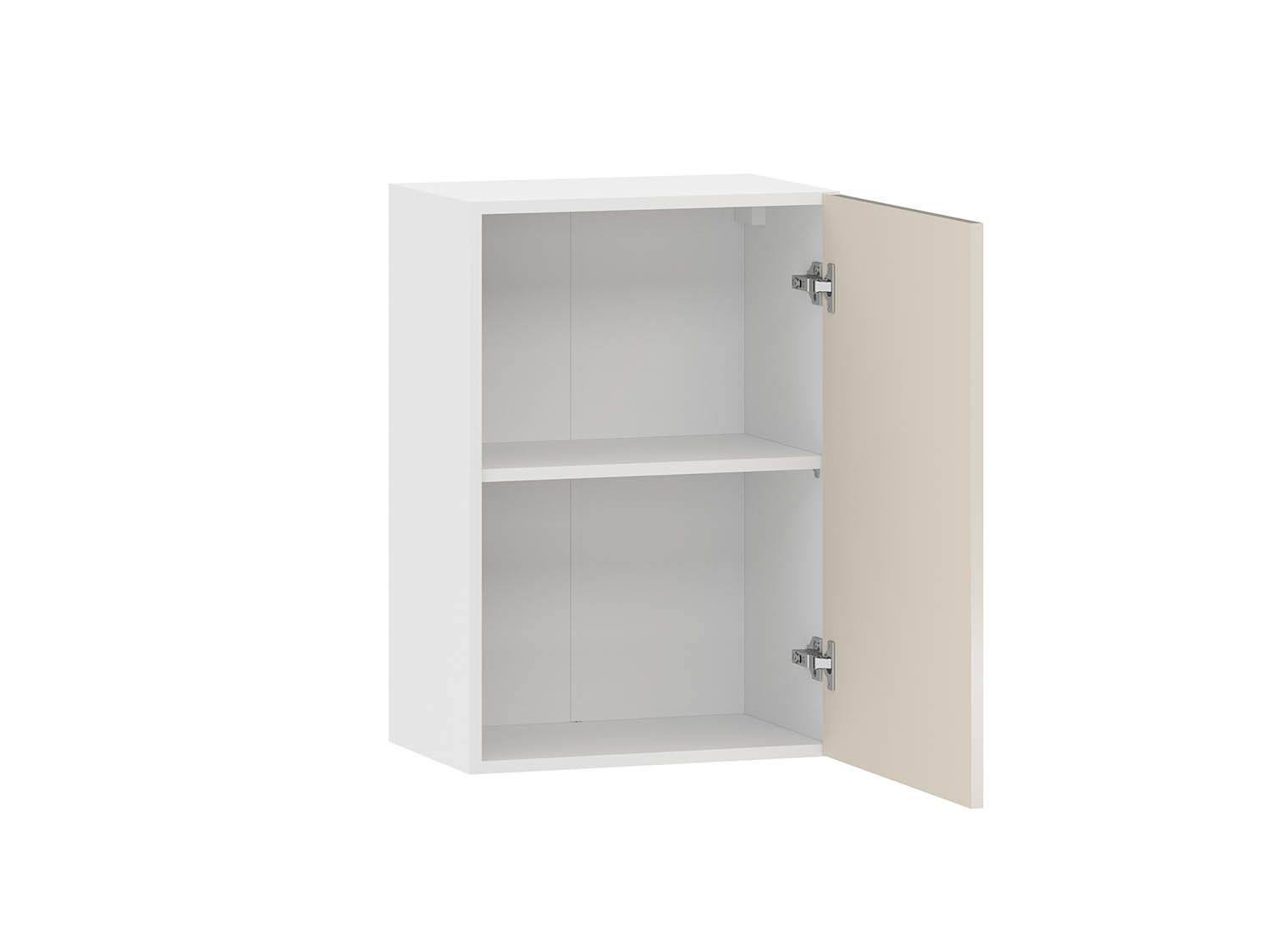 Арли 100.80.500 шкаф навесной Белый / Кашемир